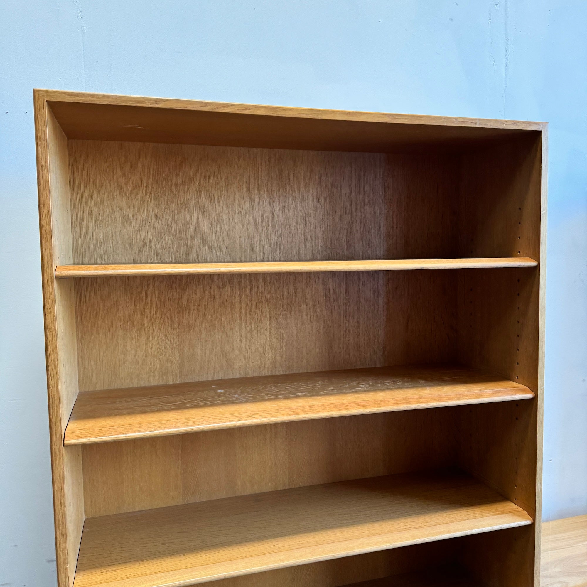 Danish Modern Oak Bookcase by Børge Mogensen for Soborg Mobler