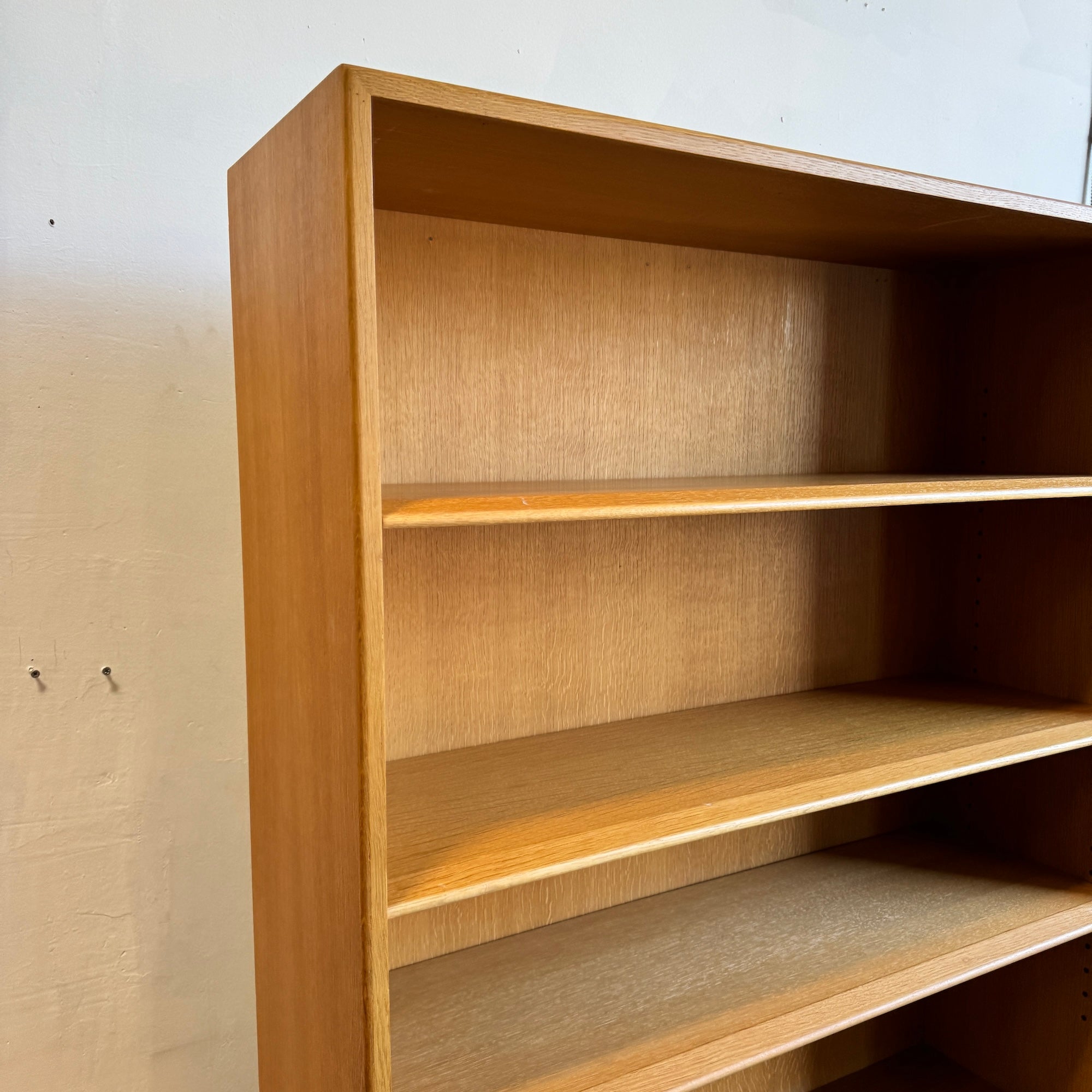 Danish Modern Oak Bookcase by Børge Mogensen for Soborg Mobler
