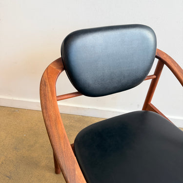 Vintage John Keal Lounge Chair for Brown Saltman