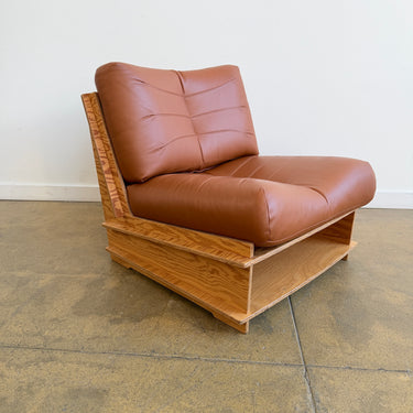 DB Leather Lounge Chair by 100xbtr