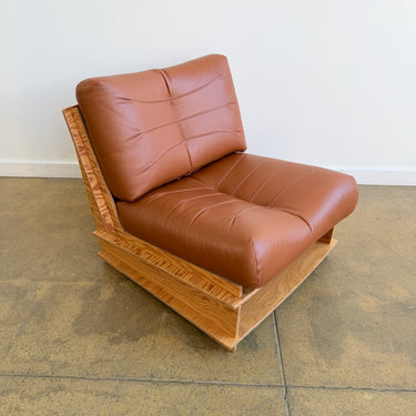 DB Leather Lounge Chair by 100xbtr