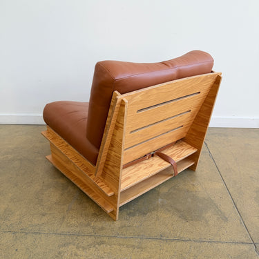 DB Leather Lounge Chair by 100xbtr