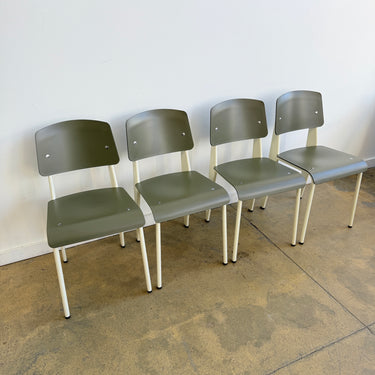 Vitra  Jean Prouvé Standard sp 4 Dining Chairs