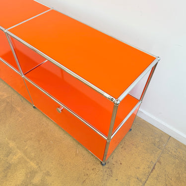 USM Haller 2X2 Media Console - Orange