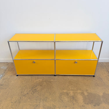 USM Haller 2X2 Media Console - Yellow