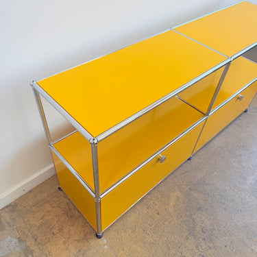 USM Haller 2X2 Media Console - Yellow