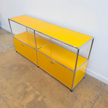 USM Haller 2X2 Media Console - Yellow