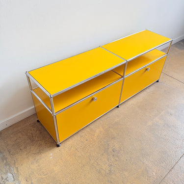 USM Haller 2X2 Media Console 22' - Yellow