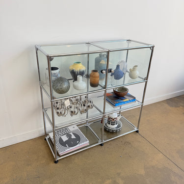 USM Haller Fully Glass Display Cabinet