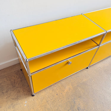 USM Haller 2X2 Media Console 22' - Yellow