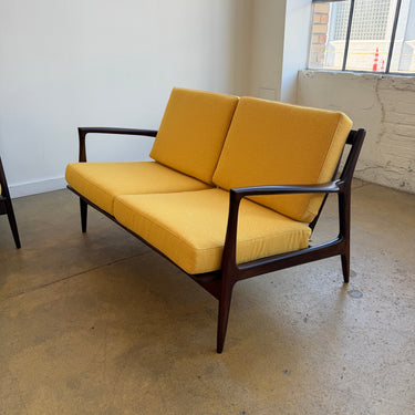 Danish Modern Loveseat Sofa by Ib Kofoed Larsen for Selig