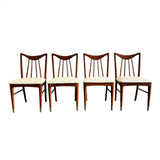 1960s Keller Furniture Oak "Valkerie" Set of 4 Chairs by Edmond J. Spence