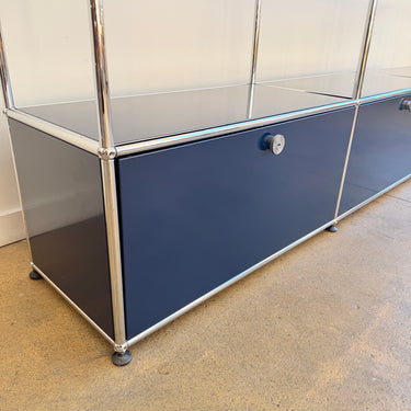 USM Haller 3X2 Media Console - Steel Blue