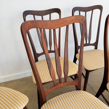 Danish Modern Niels Koefoed “Ingrid” Rosewood Dining Chairs (Free Upholstery)