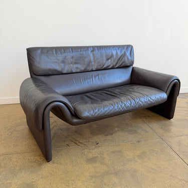 Vintage De Sede "DS-2011" Loveseat Leather Sofa