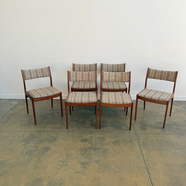 Danish Modern Johannes Andersen Teak Dining Chairs by Uldum Mobelfabrik