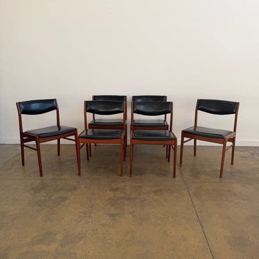 Danish Modern Erik Buch teak dining chairs - Set of 6
