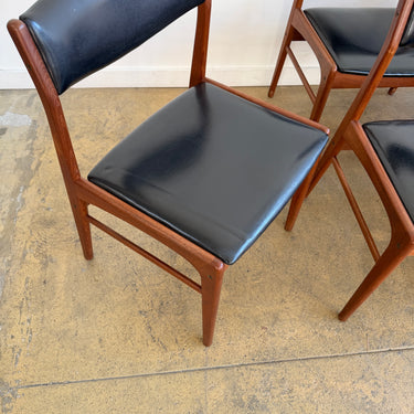 Danish Modern Erik Buch teak dining chairs - Set of 6