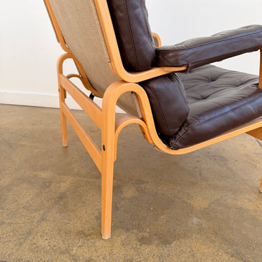 Bruno Mathsson 'Ingrid' Lounge Chair by Dux (Two Available)
