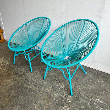 CB2 Acapulco Set of 2 Outdoor chair set
