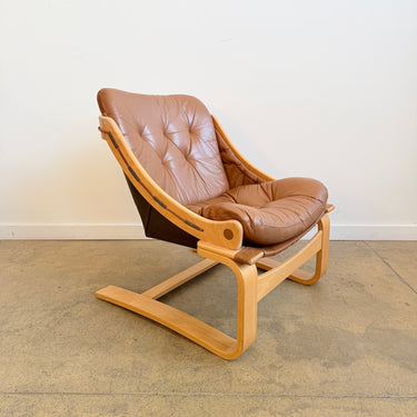 Vintage ‘Krona’ Lounge Chair by Åke Fribytter for Nelo, Sweden, 1970s
