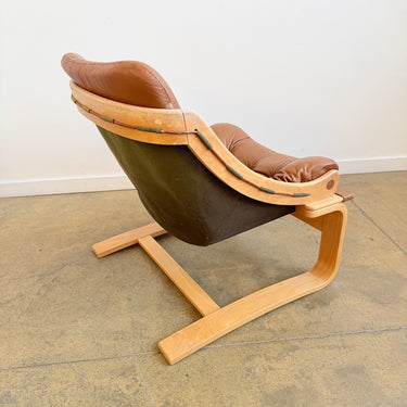 Vintage ‘Krona’ Lounge Chair by Åke Fribytter for Nelo, Sweden, 1970s