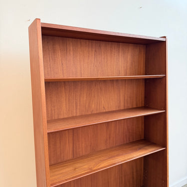Danish Modern Tall Teak Bookcase by Johannes Sorth