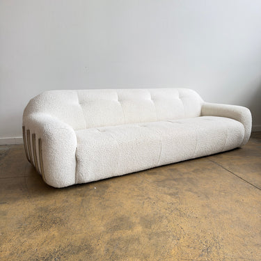 CB2 Brace Modern Boucle Sofa by Jannis Ellenberger
