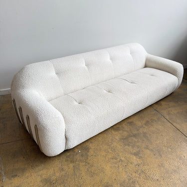 CB2 Brace Modern Boucle Sofa by Jannis Ellenberger