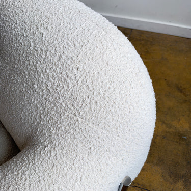 CB2 Brace Modern Boucle Sofa by Jannis Ellenberger