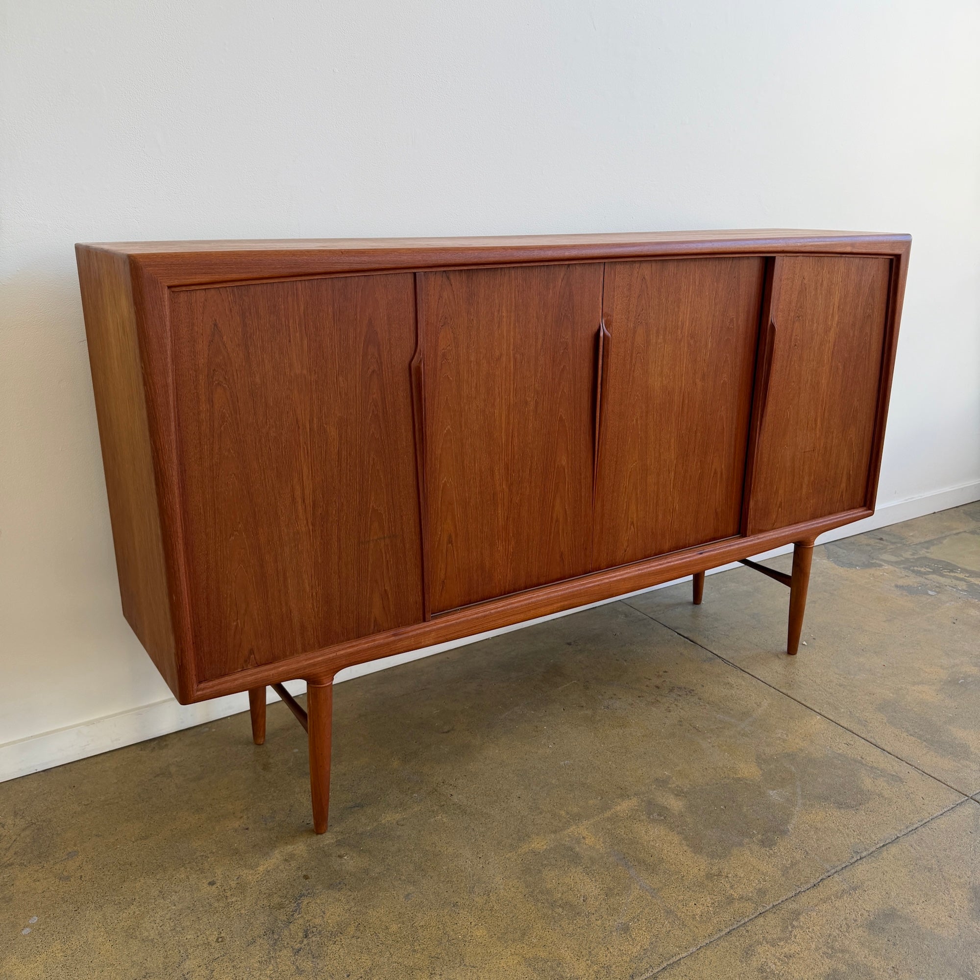 Danish Modern Axel Christensen Large Teak Sideboard by Aco Møbler