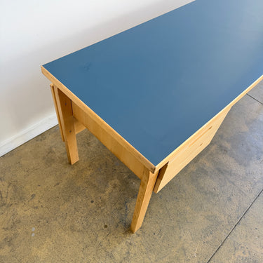 Rare! Alvar Aalto XL Birch Desk with Matching Chair