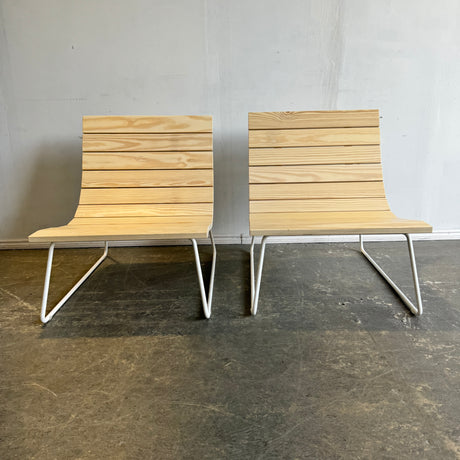 Plank by Eric Pfeiffer and Council Set of 2 Indoor/outdoor lounger