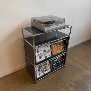 USM Haller Vinyl Record Pullout Storage - Anthracite