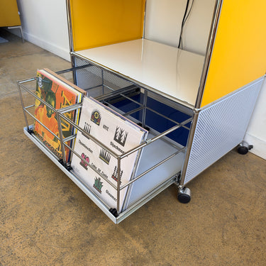 USM Haller Record Storage Station - Perforated/ Multi-color