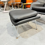 Authentic! Knoll Eero Saarinen Womb chair and ottoman in Leather