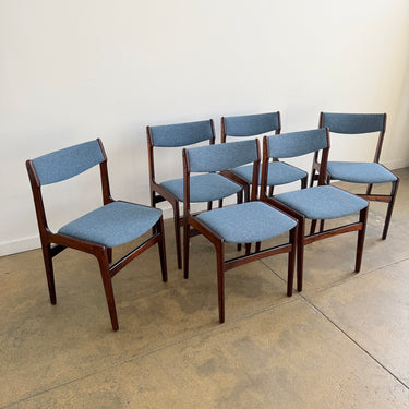 Danish Modern Rosewood Chairs by Erik Buch