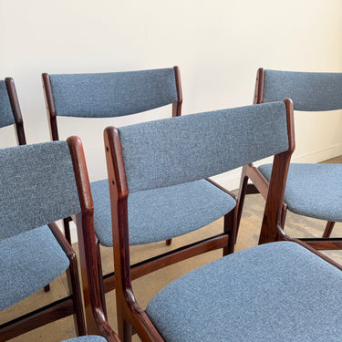 Danish Modern Rosewood Chairs by Erik Buch