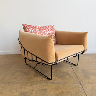 Herman Miller Wireframe Velvet Chair by Sam Hecht & Kim Colin