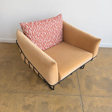 Herman Miller Wireframe Velvet Chair by Sam Hecht & Kim Colin