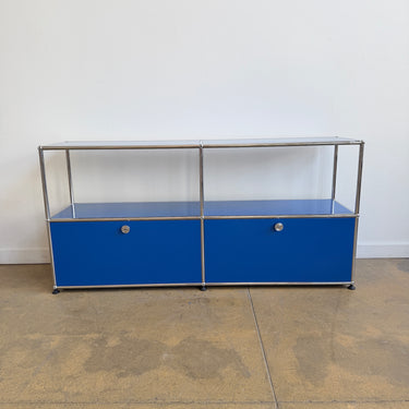 USM Haller 2X2 Media Console - Gentian Blue