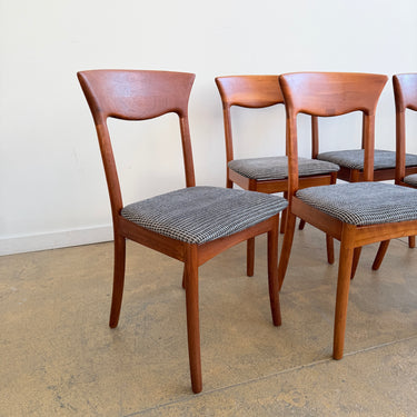 Danish Modern Juul Kristiansen Six Teak Dining Chairs (Fully Restored)