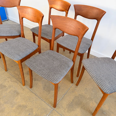 Danish Modern Juul Kristiansen Six Teak Dining Chairs (Fully Restored)
