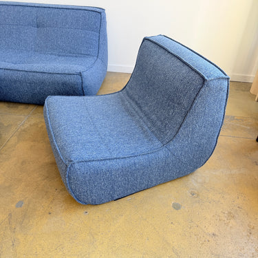 Dellarobbia Rosen Italian Boucle Fabric Lounge Chair