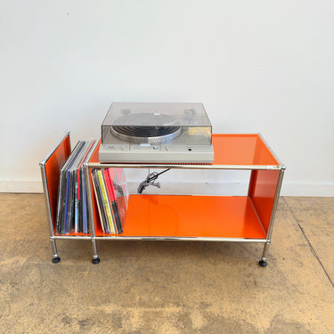 USM Haller Compact Vinyl Record Storage' Perforated - Orange