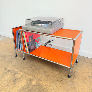 USM Haller Compact Vinyl Record Storage' Perforated - Orange