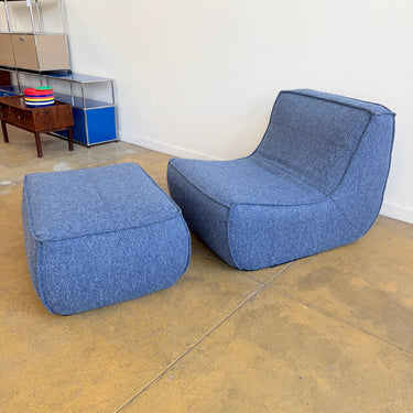 Dellarobbia Rosen Italian Boucle Fabric Lounge Chair