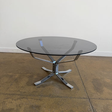 Rare! Sigurd Ressell for Vatne Møbler Falcon Chrome Base Coffee Table