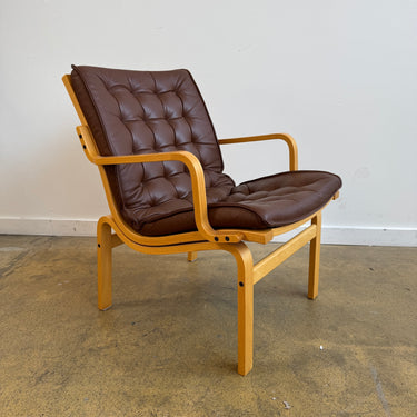 Danish Modern Finn Ostergaard Albert Chair Model 4100 Lounge Chair (Two Available)
