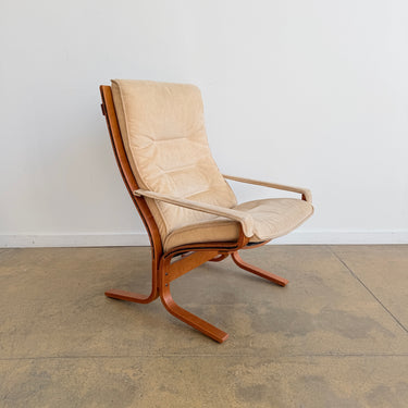 Vintage Siesta Lounge Chair in Suede
